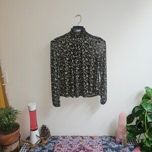 Wild Fable Sheer Floral Blouse XL